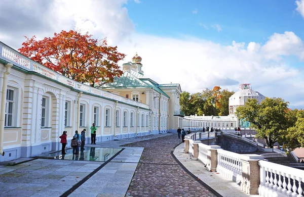Oranienbaum Musée Réserve Dans Parc Saint Pétersbourg Beau Parc Ancien — Photo