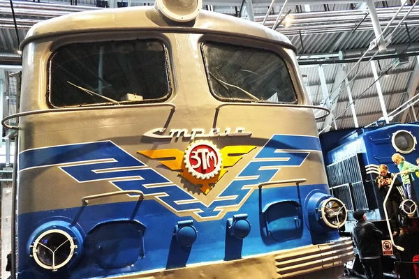 Rus Demiryolları Müzesi Rusya Nın Büyük Demiryolu Ekipmanları Müzesi Petersburg — Stok fotoğraf