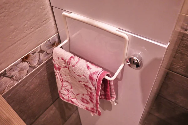 Cremalheira Toalha Para Banheiro Cozinha — Fotografia de Stock