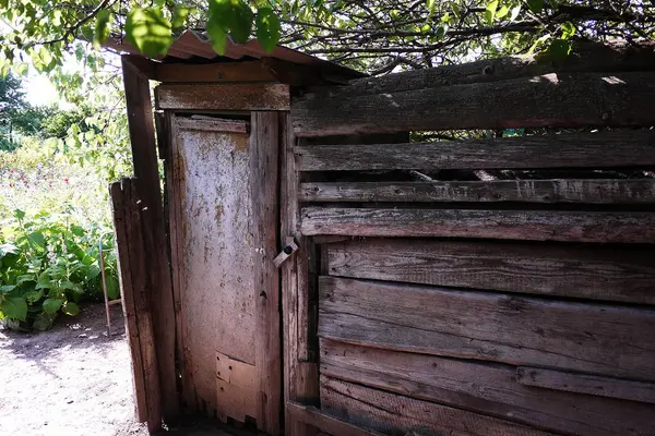 Toilet Village Details Close — Stock Photo, Image