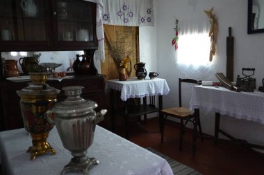 Köydeki yaşam müzesi. Kazak zaferi alanı. 