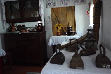 Köydeki yaşam müzesi. Kazak zaferi alanı. 