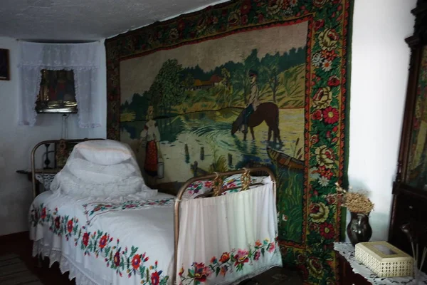 Museum Van Het Leven Het Dorp Gebied Van Kozakken Glorie — Stockfoto
