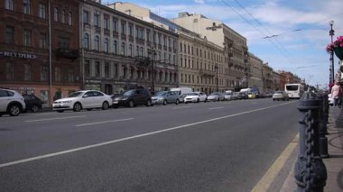 St. Petersburg'da antik mimari.