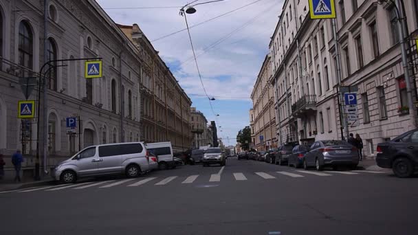 Стародавня Архітектура Санкт Петербурзі — стокове відео