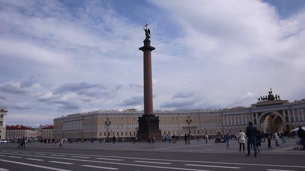 Piazza Del Palazzo San Pietroburgo — Video Stock