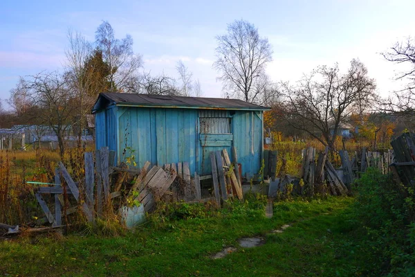 Pueblos Abandonados Rusia Casa Madera — Foto de Stock