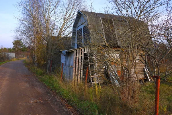 Abandoned Villages Russia Wooden House — Stock Photo, Image