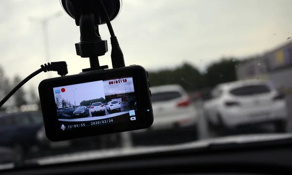 Dispositivo Carro Para Monitoramento — Fotografia de Stock