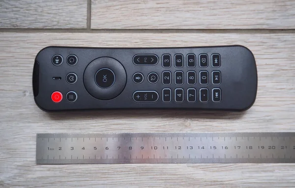 Remote control for smart TV. This remote control allows you to control a modern TV from a distance