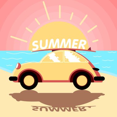 Symmer saat araba ile