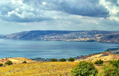 Celile - dağ, İsrail gölden kinneret Deniz Manzaralı
