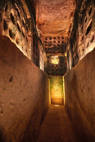 Columbarium Caves Beit Guvrin Israel Were Used Dove Raising Ancient — Stock Photo, Image