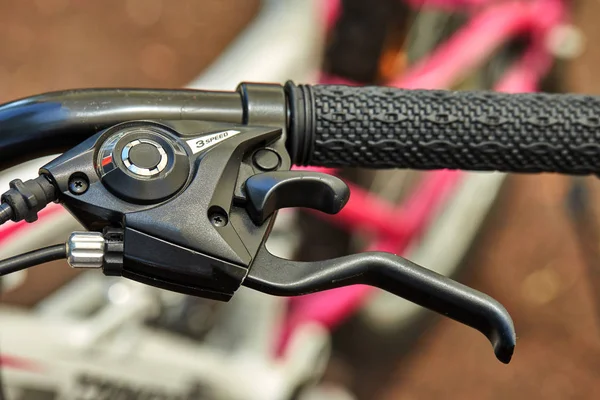 bicycle parts steering wheel, gearshift