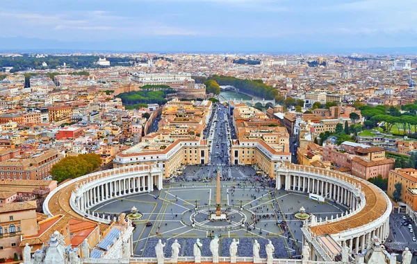 Lapangan Santo Petrus di Vatikan — Stok Foto
