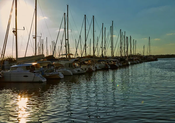 Yachts on the Mediterranean Sea — Stock Photo, Image