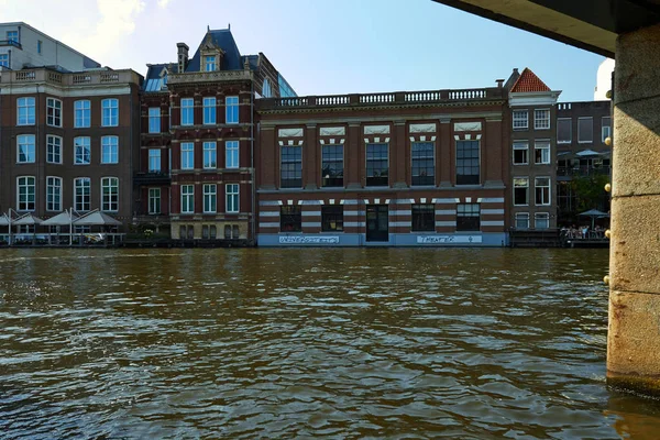 Καναλιών και των βαρκών του Άμστερνταμ — Φωτογραφία Αρχείου