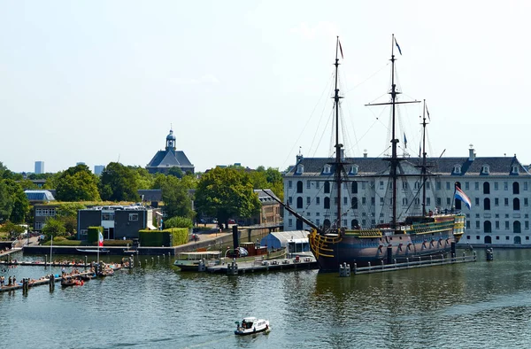 Museu Marítimo Nacional em Amsterdam — Fotografia de Stock