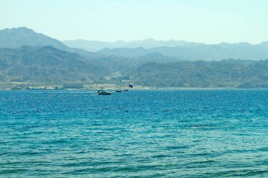 Eilat resort Kızıldeniz plajı