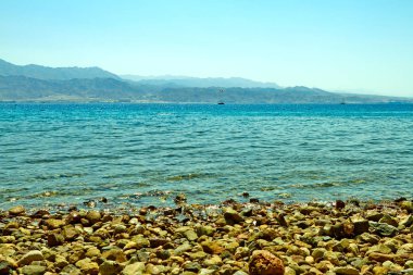 Eilat resort Kızıldeniz plajı