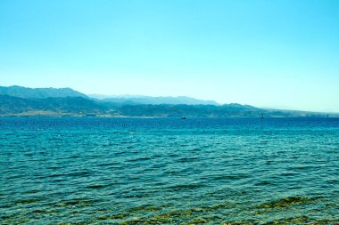 Eilat resort Kızıldeniz plajı