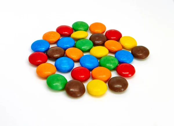 Boutons chocolat colorés — Photo