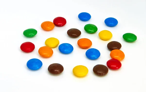 Boutons chocolat colorés — Photo