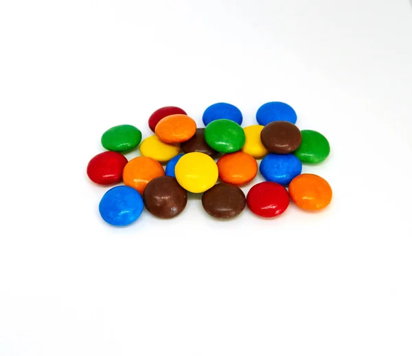 Boutons chocolat colorés — Photo