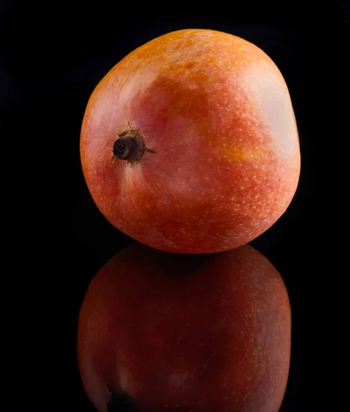 Mango exotic fruit isolated on black background — Stock Photo, Image