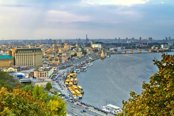 Panorama of Kiev from the mountain