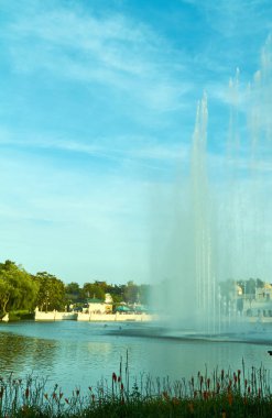 Fantezi temalı eğlence parkı Efteling.Show çeşmeler.