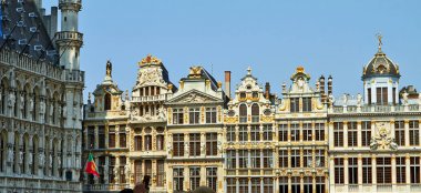 Brüksel'de Grand Place, Belçika Temmuz