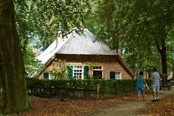 Pays-Bas architecture traditionnelle, vieilles maisons hollandaises — Photo
