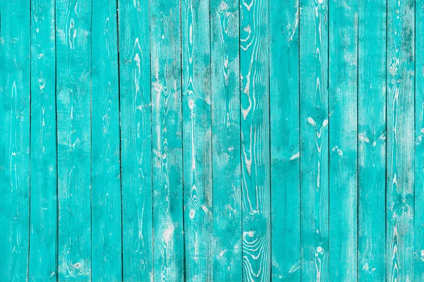 Tahtaların Açık Mavi Ahşap Arka Planı Eski Yıpranmış Çatlak Boya — Stok fotoğraf