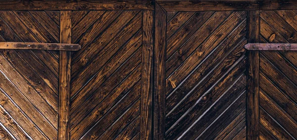 Holztor Hintergrund. Ein Zaun aus Holz. die Textur der — Stockfoto