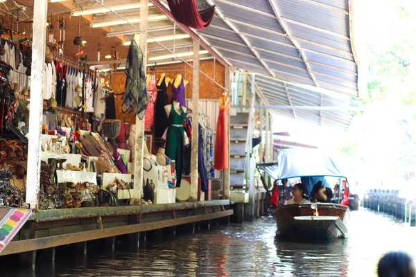 Foto Mercado Flotante Tailandia Puede Utilizar Para Fines Personales Comerciales —  Fotos de Stock
