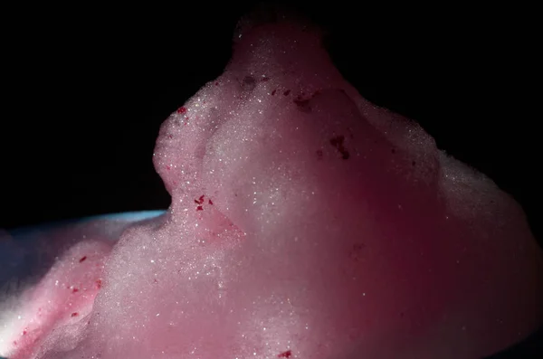 Розовый Красная Пена Абстрактный Дизайн Айсберг Мороженое Десерт — стоковое фото
