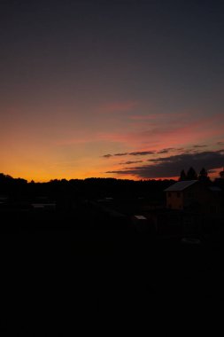 Kırsal Da Yaz Gün Batımı