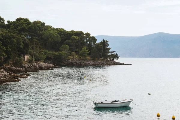 Barca Sul Mare Croazia — Foto Stock