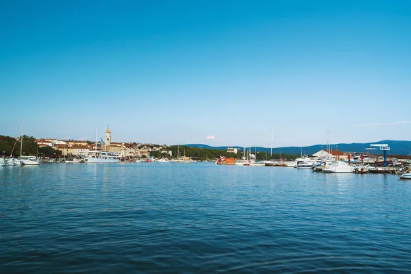 Krk Stad Eiland Krk Kroatië — Stockfoto