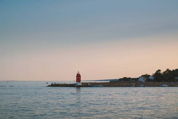 Lighthouse Krk City Croatia — Stock Photo, Image