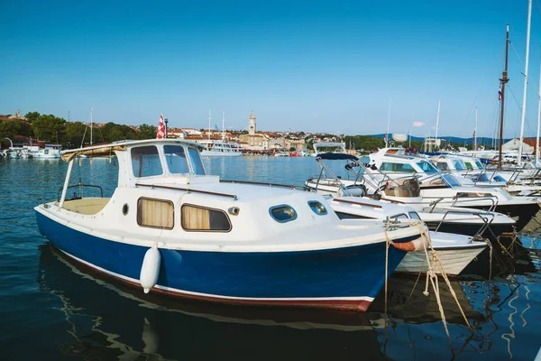 Barcos Muelle Croacia — Foto de Stock