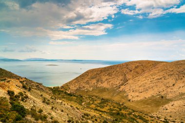 Stara Baska, Krk Island, Adriyatik Denizi, Hırvatistan, Europe