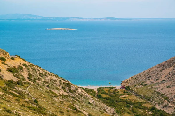 Stara Baska Isla Krk Mar Adriático Croacia Europa — Foto de Stock