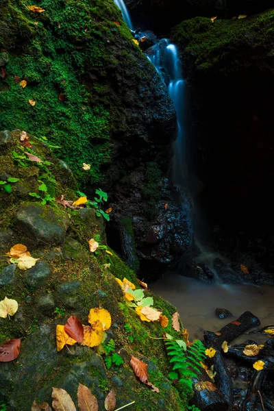 Waterfall Mountain Range Autumn — Stock Photo, Image