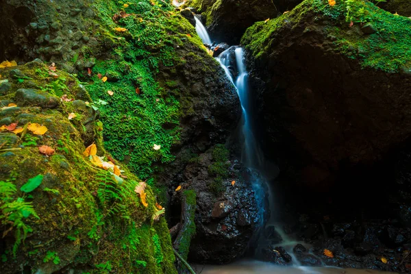 Waterfall Mountain Range Autumn — Stock Photo, Image