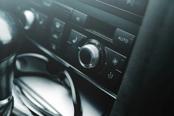 Panneau Système Climatisation Voiture Sur Console — Photo