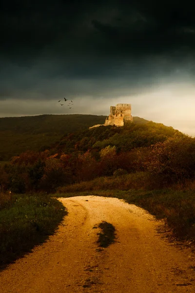 Castle of Csesznek , Hungary — Stock Photo, Image