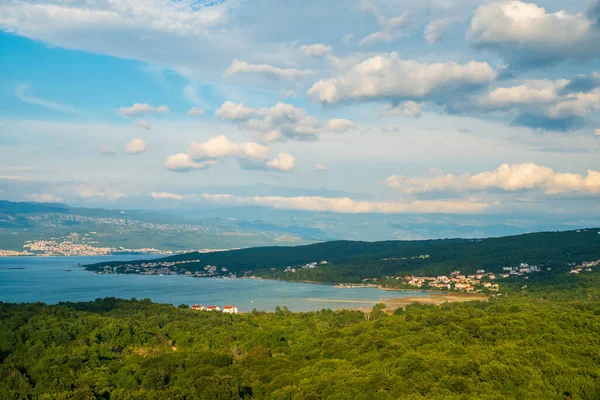 Soline Bay Krk Island Croatia — стоковое фото