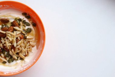 Portakal kase sağlıklı yaşam tarzı kahvaltı, yarım